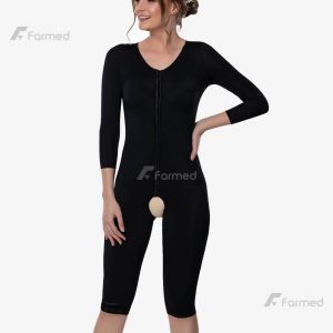 گن لیپوماتیک زنانه آستین دار کاپ دار تا ساق پا آرافیکس مدل 1580